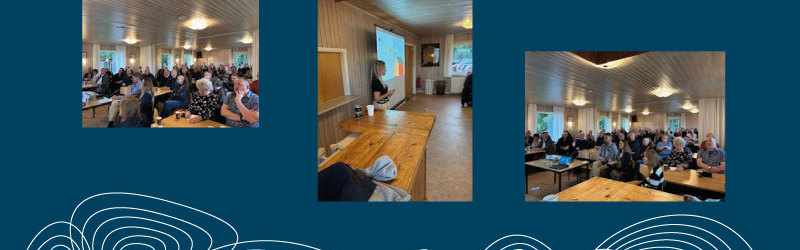 Billedfrise med deltagere på borgermøde om energioptimering og oplægsholder_170925